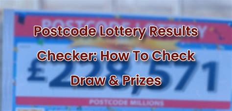 when does the postcode lottery get drawn|Postcode Lottery Results.